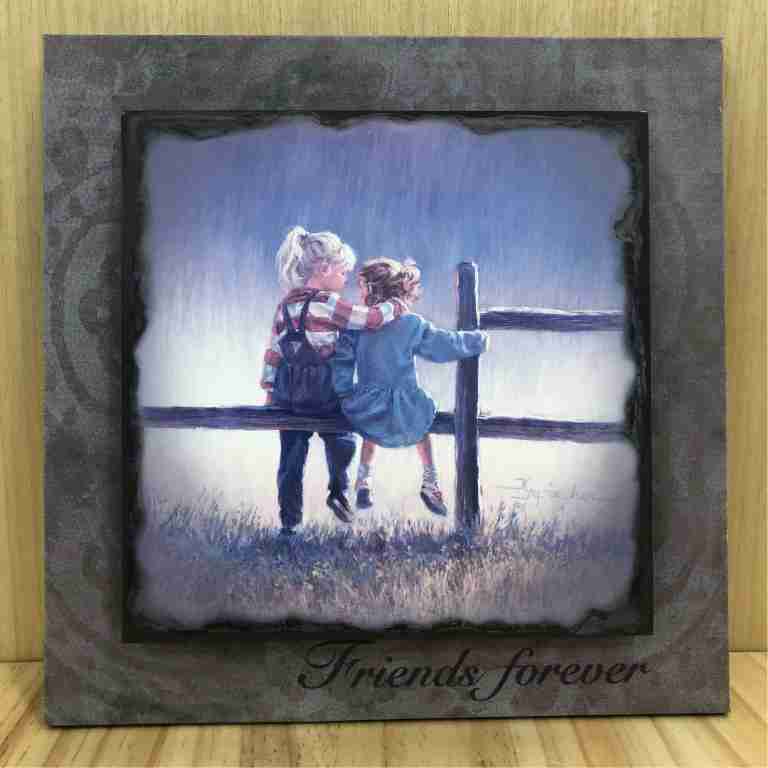 Friends Are Forever Artistic Decorative Standing Plaque